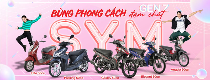 giá xe máy 50cc sym